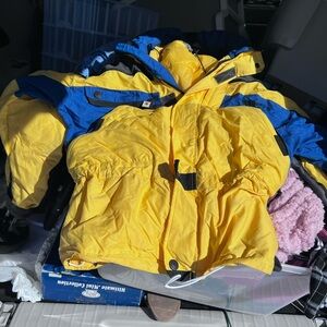 Obermeyer ski jacket/coat with hood kid size large